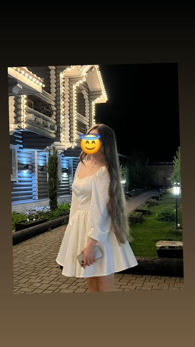 Продам белоснежное платье