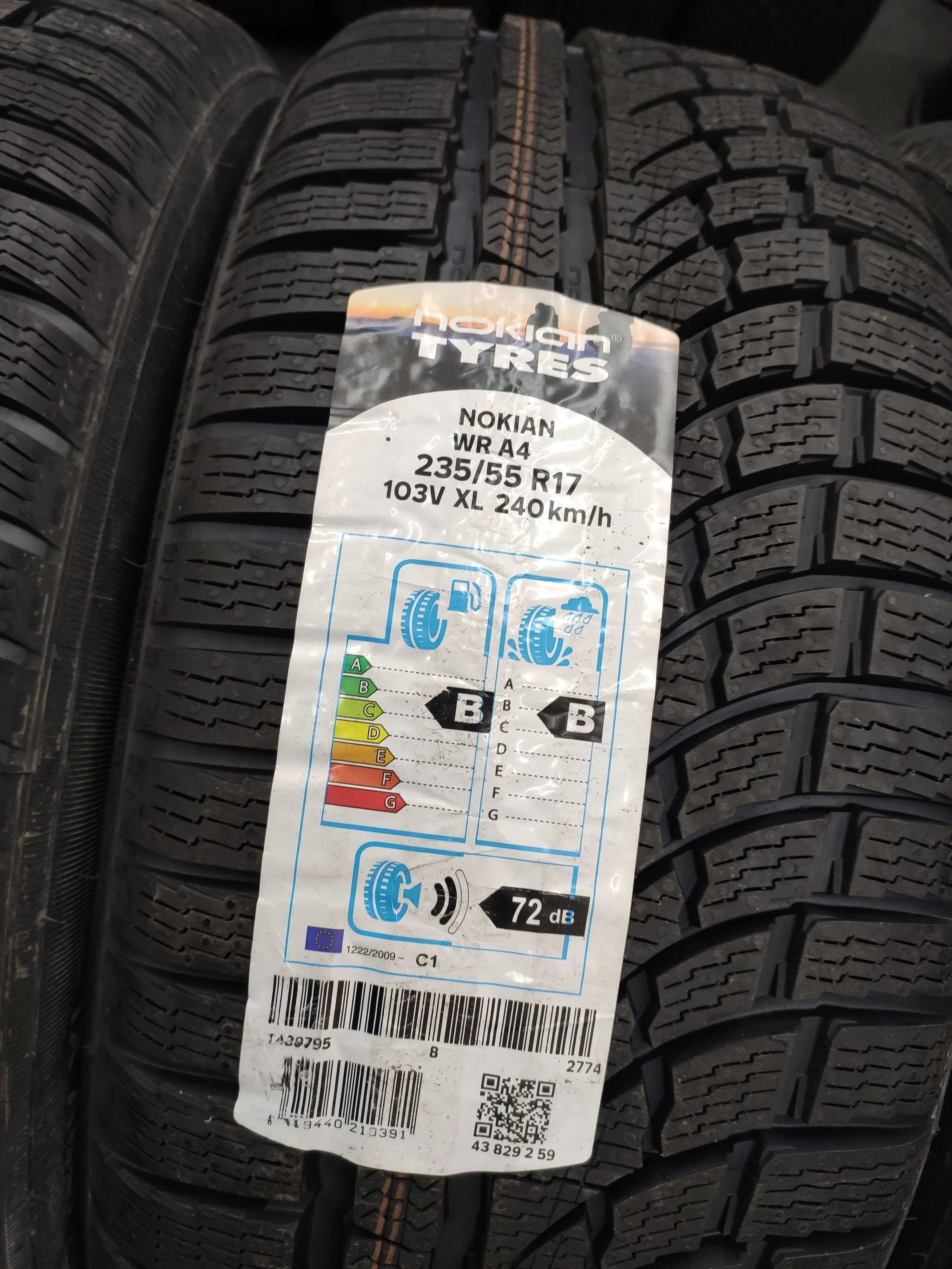 4бр Нови Зимни гуми 235 55 17 - Nokian
