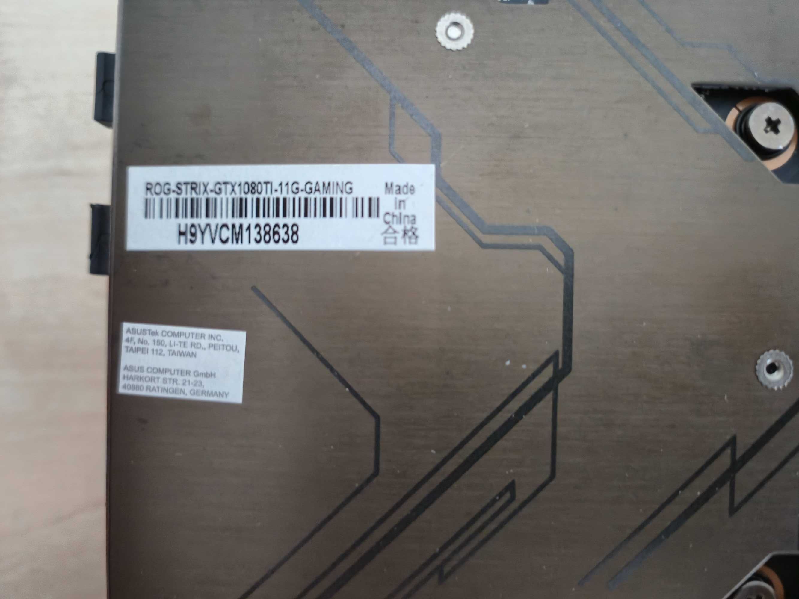 Видео карта ASUS STRIX GeForce GTX 1080 Ti 11G с тест FureMark клип