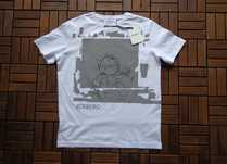 Мъжка тениска Iceberg White T-shirt with  Graphics