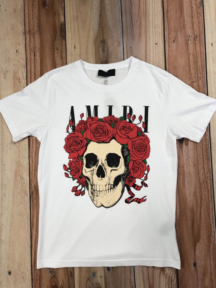 Tricou AMIRI
Grateful Dead skull-print cotton T-shirt