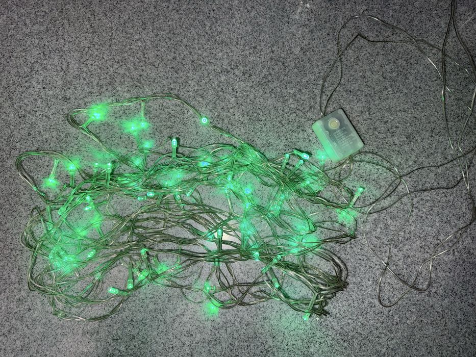 Новогоднее украшение/игрушка   гирлянда 10м   елка-декор, окно