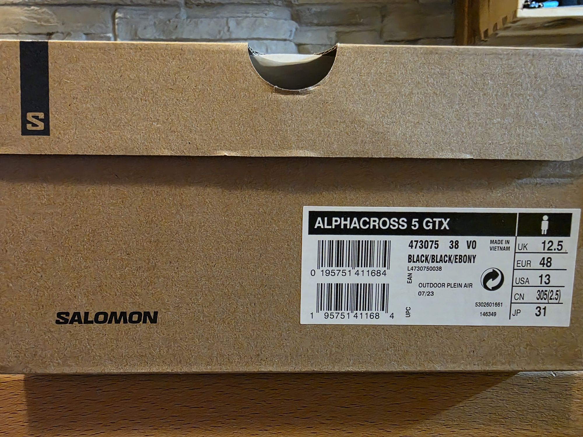 Salomon Alphacross 5GTX GORE-TEX номер 48