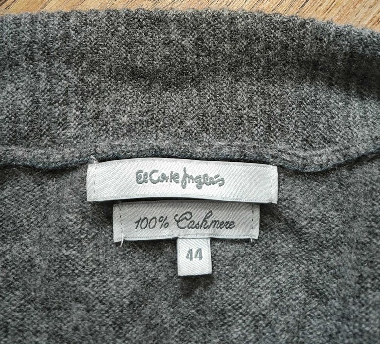 El Corte Ingles 100% Кашмирена Отворена жилетка размер 44 / М