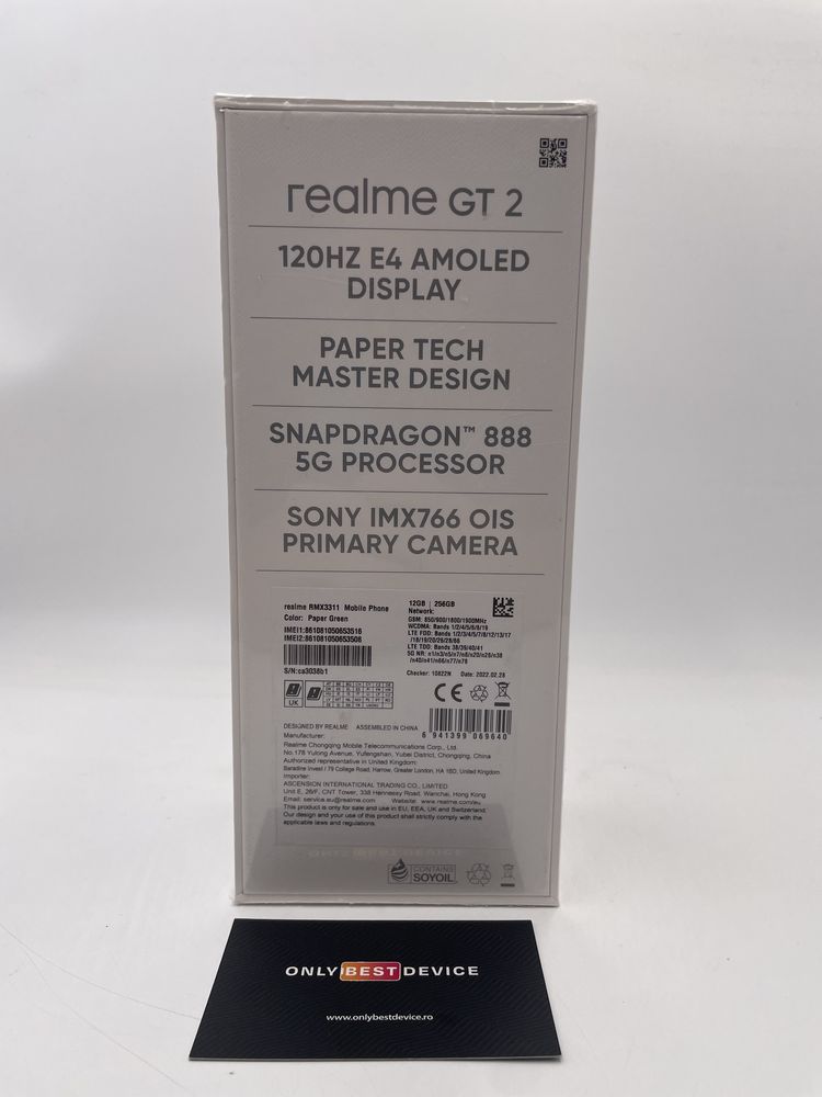 Realme GT2 Paper Green 12/256 GB