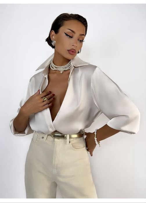 Рубашка, блузка из королевского шелка