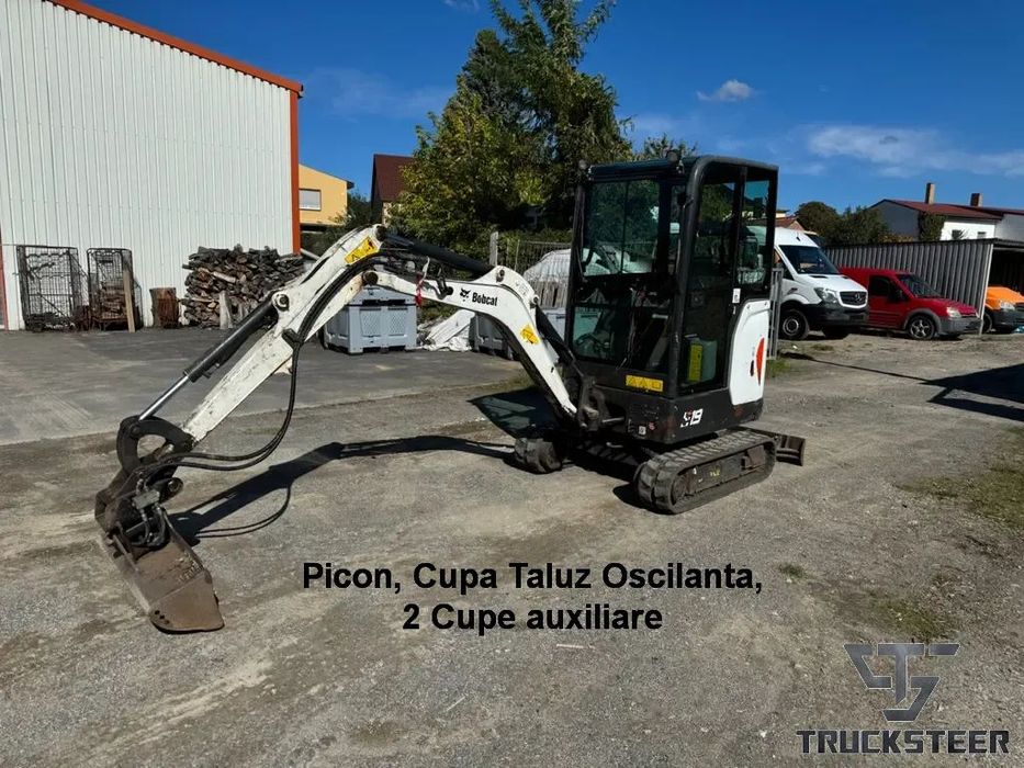 Bobcat E19 Avans leasing de la 15% Bobcat E19 1.9T 2.530h 14CP 2019
