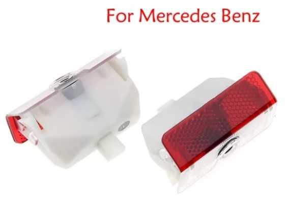 Плафон 2 бр. LED лампа с лого за врати 3126-BZ3 за Mercedes Benz