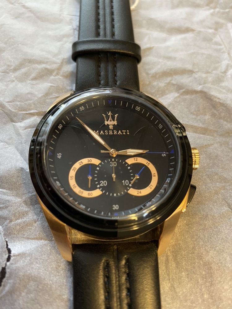 Ceas Maserati traguardo 45 mm black