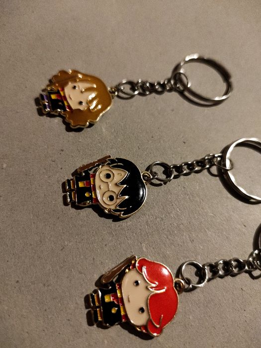 Set 3 brelocuri harry potter / vrajitori Hermione / Ron Weasley