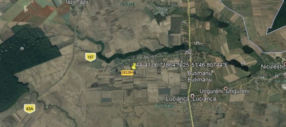 Teren extravilan Butimanu, Dâmbovița