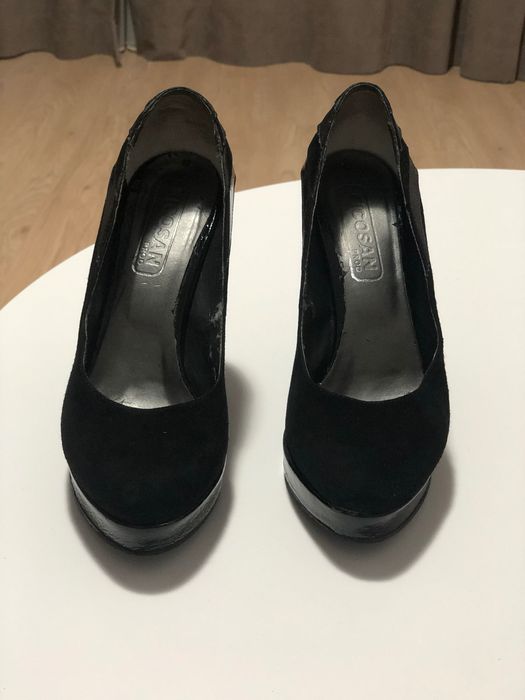 Pantofi piele naturală intoarsa  37