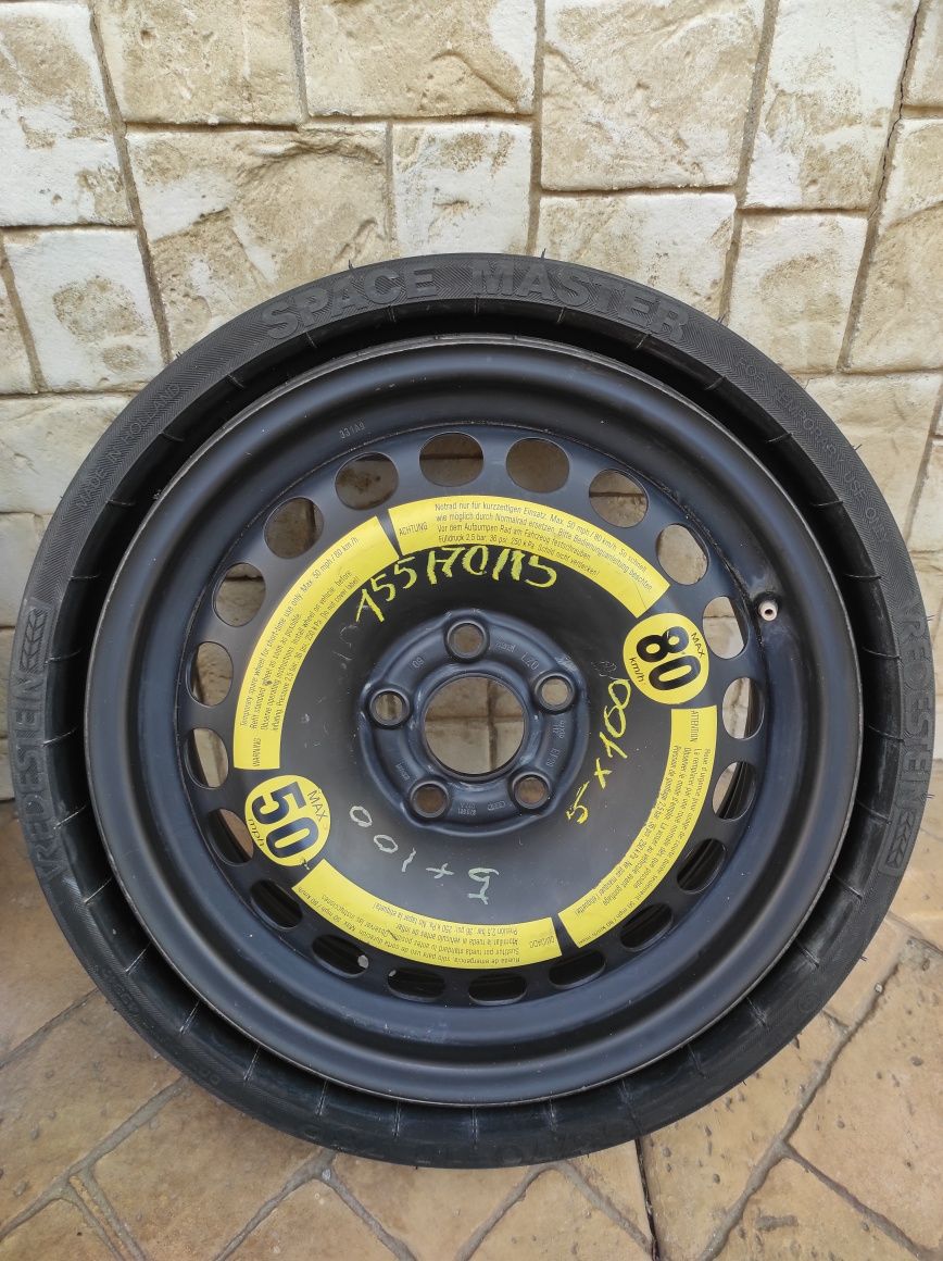 Резервни гуми Патерица 5х100,5х114.3,5х112.5х120,4х108,5х108