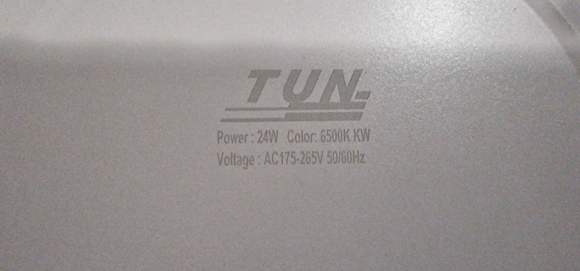 Накладной (LED) светильник TUN 24w/6500K/IP20  Потолочный светильник