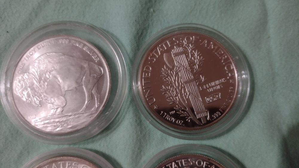 Lot 6  bucati (uncii )argint dolari U.S.A