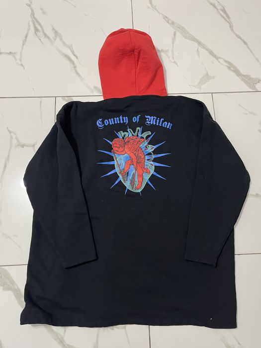 Hanorac tip rochie oversize dama , Marcelo Burlon , marime S