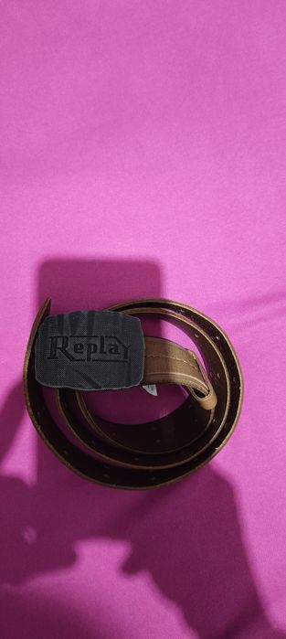 Curea din piele naturala Replay