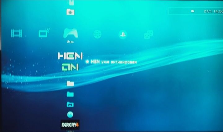 PS3 slim c Hen и играми
