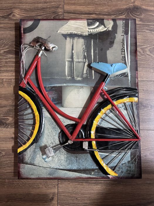 Tablou cu bicicleta 3D
