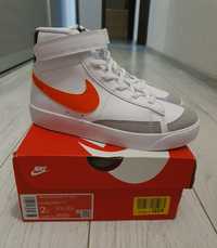 Sneakers din piele naturală Nike copii Blazer Mid, unisex, 33.5