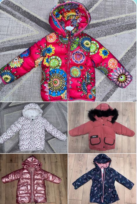 Продам зимние, тёплые куртки на 3-5 лет в отличном состоянии.