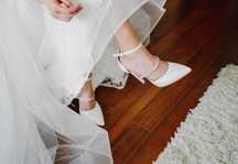 Pantofi mireasa albi marimea 37
