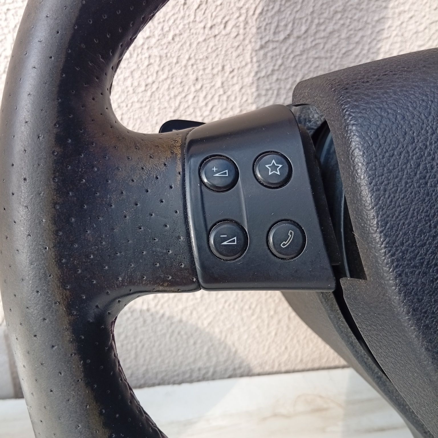 Volan Golf 5 edition 30 GTI piele padele comenzi cusatura rosie
