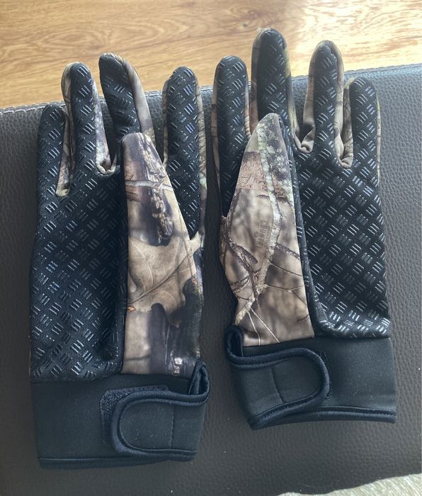 Зимни мъжки ловни,риболовни ръкавици тип камуфлаж