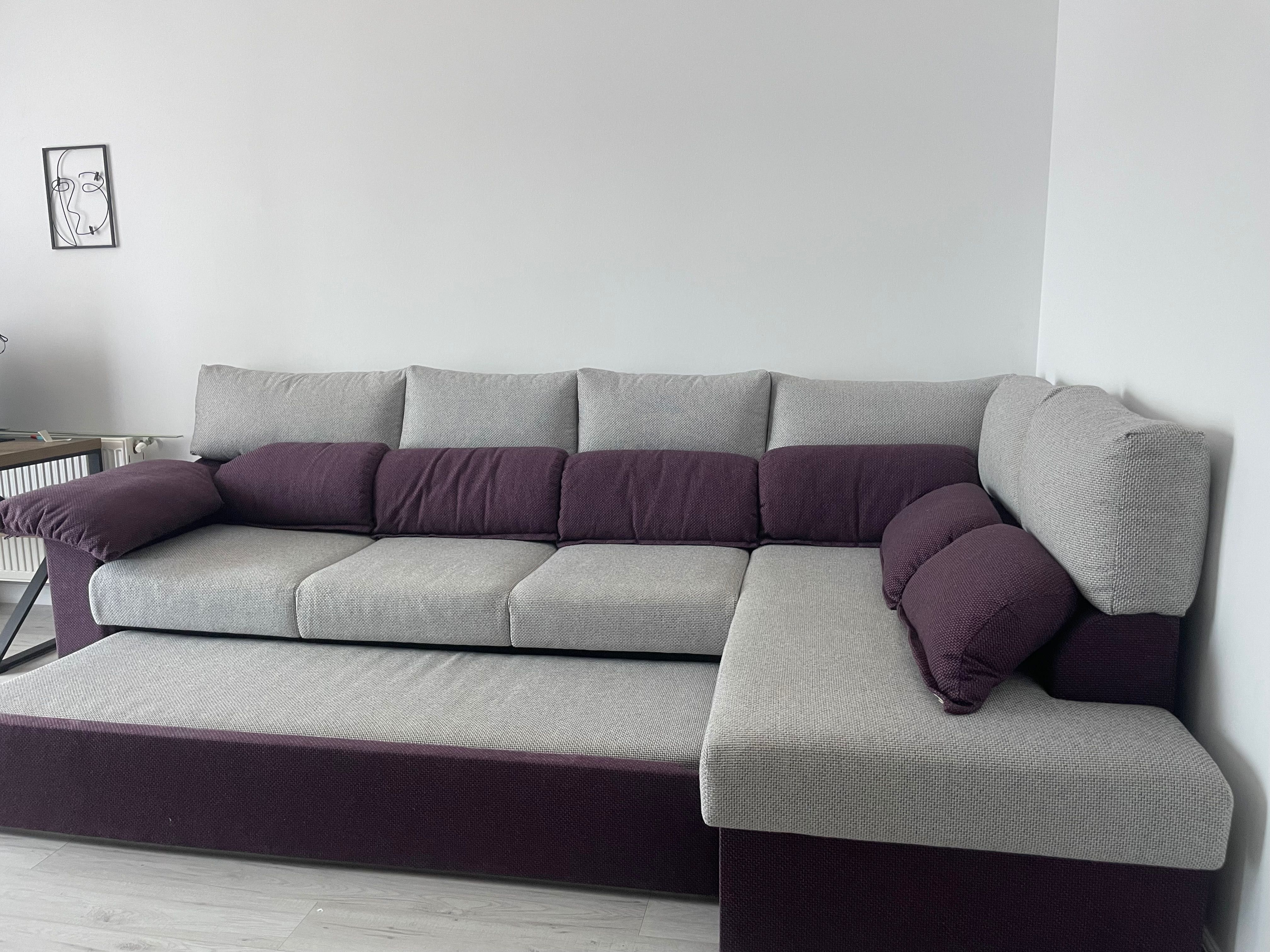 Canapea tip coltar extensibil