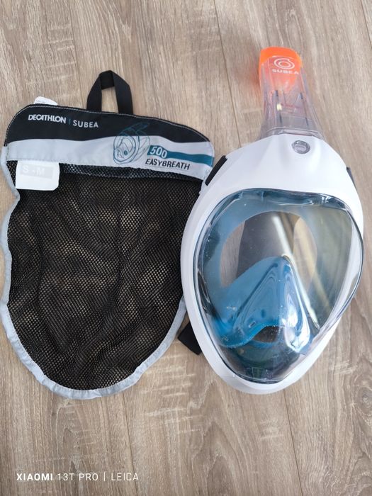 Set snorkeling masca  easybreath si labe de inot