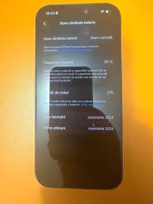 iPhone 16 PRO Desert Titanium 128 GB, ca NOU