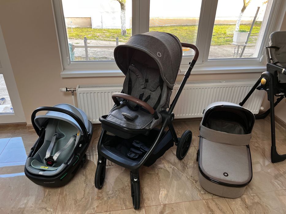 Maxi-Cosi Oxsford лятна количка+ зимен кош+столче за кола + адаптори