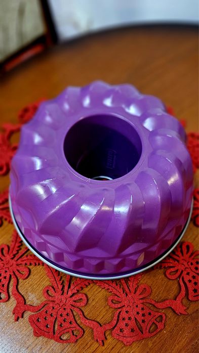 Formă rotundă Kouglof din Teflon pt prăjituri, ignifugă, nelipicioasă