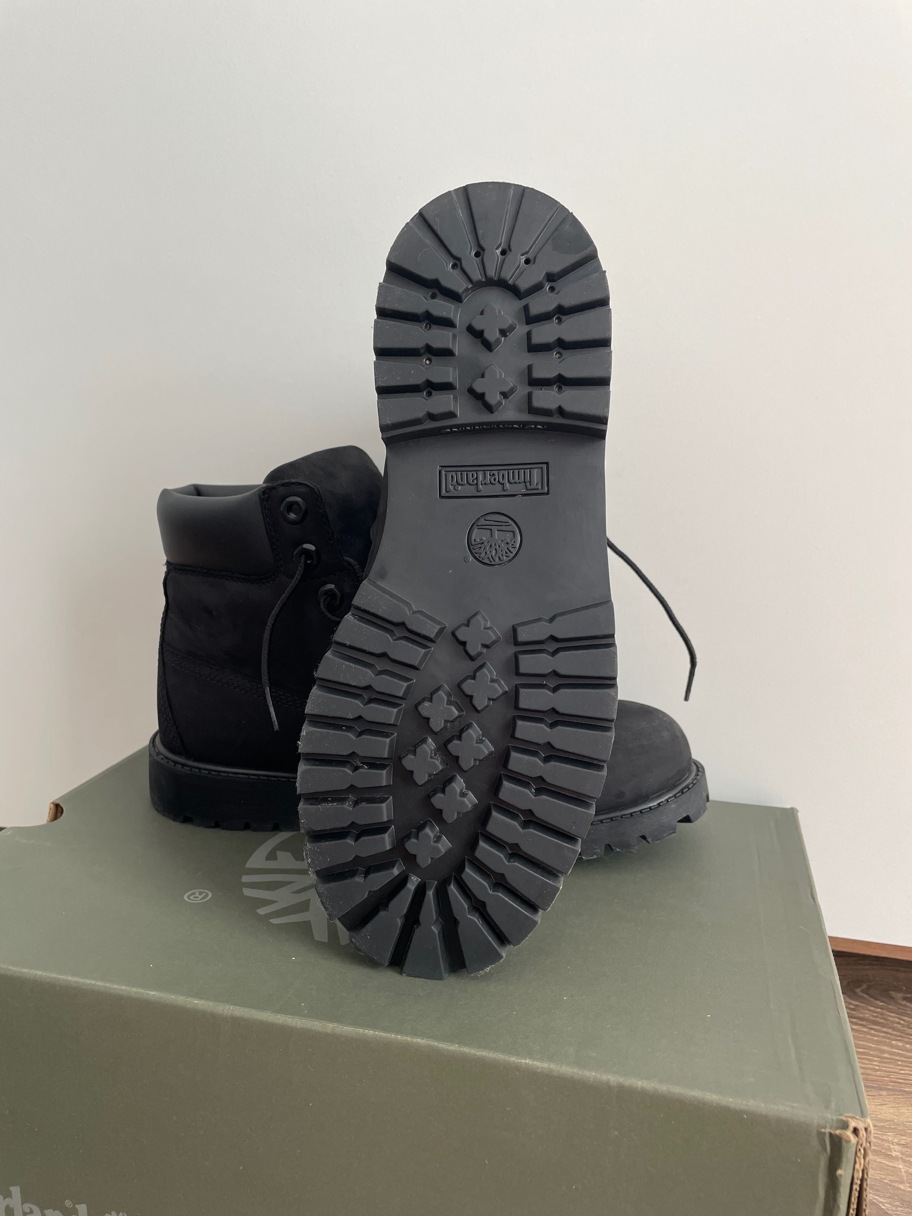 Bocanci de piele Timberland