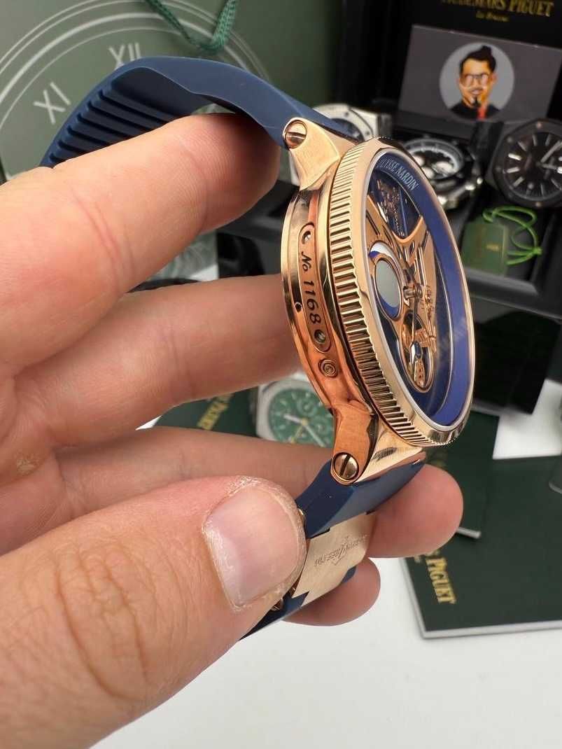 ulysse nardin le locle златисто/синьо