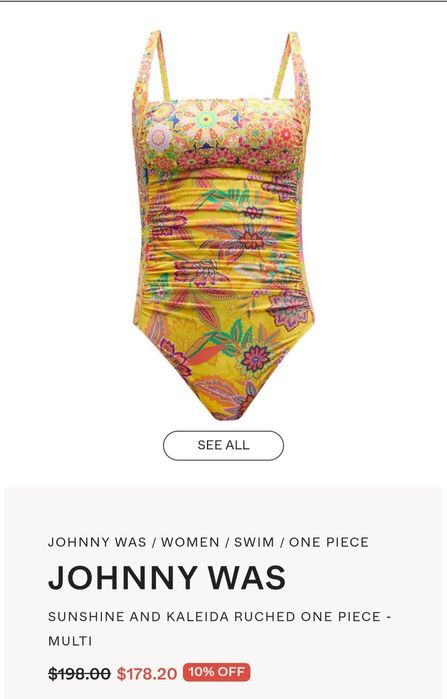 Costum de baie cu model floral, nou, marimea L