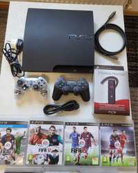 Consola PlayStation 3 Slim cu 2 Manete .Hard 320 GB .