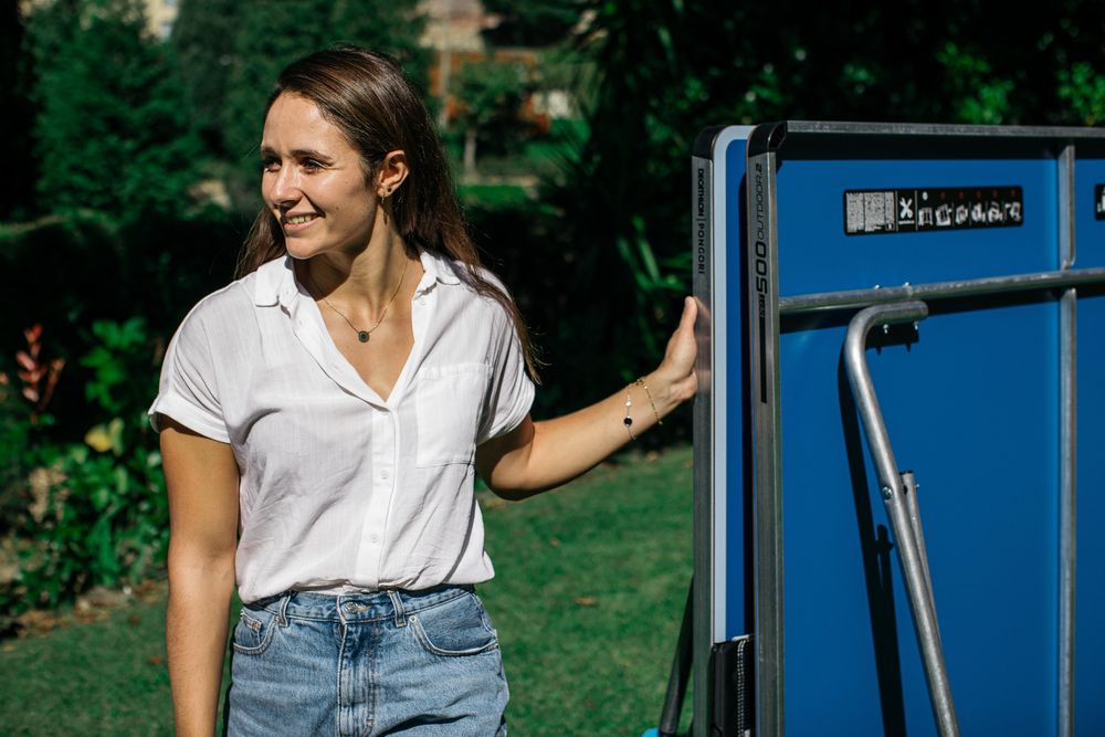 Masă Tenis de masă în Exterior Ppt500.2 - produs resigilat Decathlon