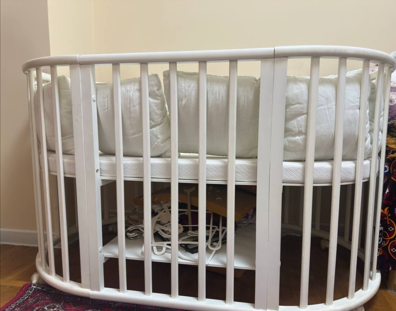 Кровать Baby Luxe Aisha белый цвет