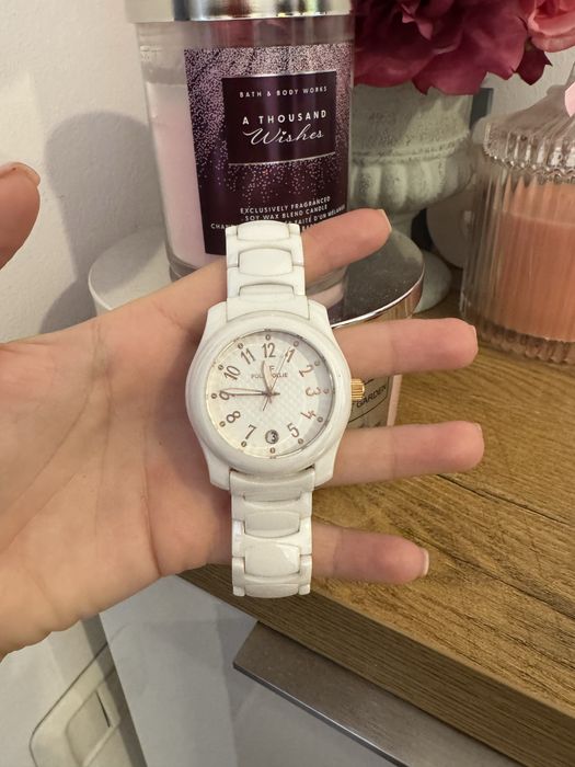 Vand ceas femei Follie Follie alb ceramic