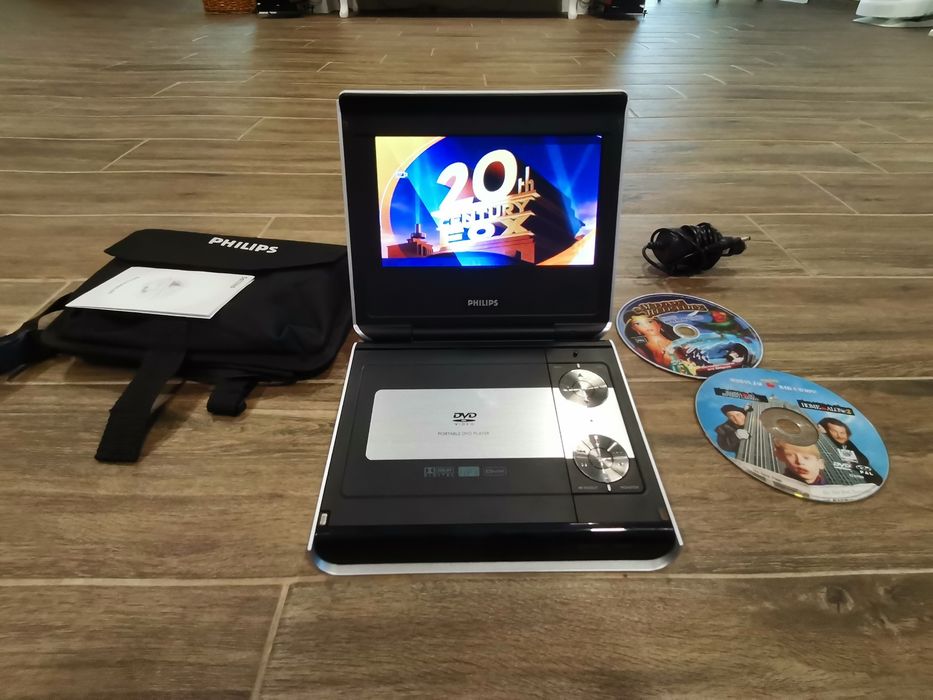 Преносим DVD Плеър Philips PET725 – Пълен комплект!