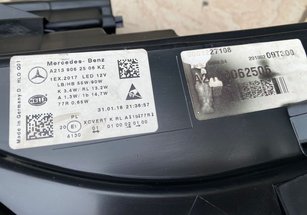 Фарове far MULTIBEAM LED фар Мерцедес Е213 Mercedes E-класа W213