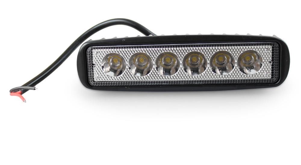 Халоген LED работна лампа 18W ( 3W x 6pcs ) 15,5 см. 9V-32V Джип АТВ