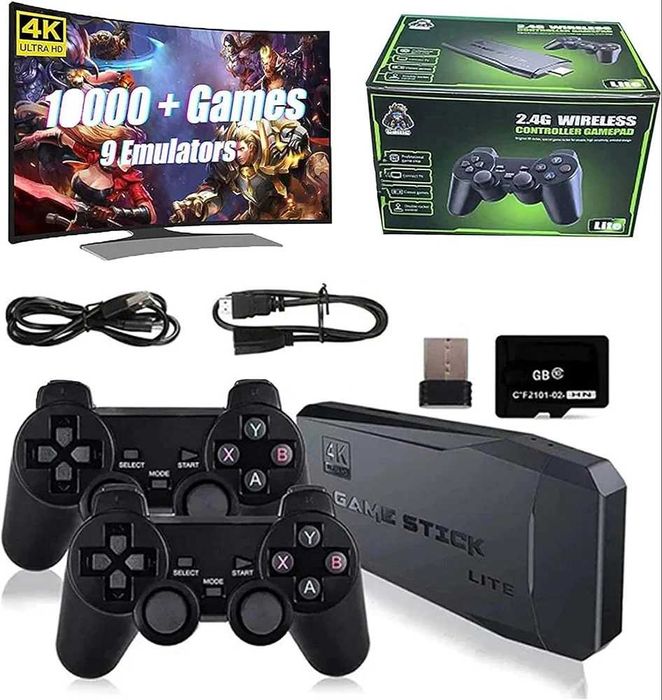 Игрова конзола HDMI 2.4G WIRELESS CONTROLLER GAMEPAD с над 10000 игри