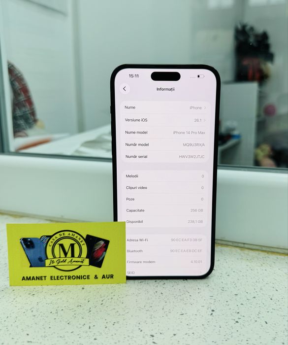 iPhone 14 Pro Max 256GB 100% Ca nou | Factura | Garantie 12 Luni