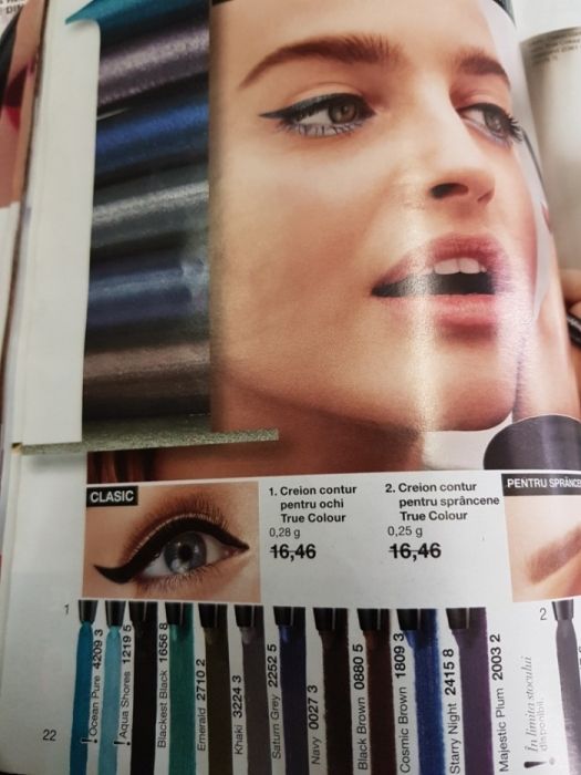 Cosmetice avon .Rujuri. Creioane de ochi retractabile.