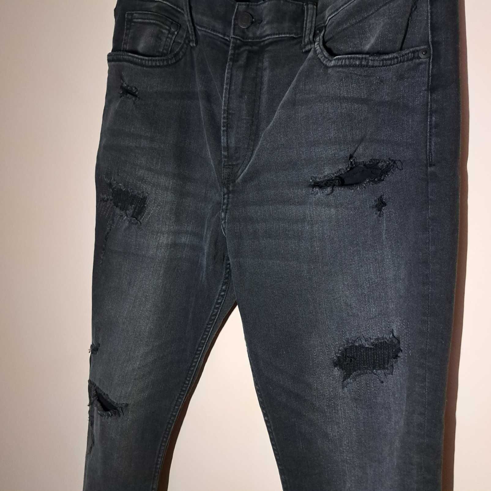 Blugi de bărbați H&M Divided, elastici, skinny, noi