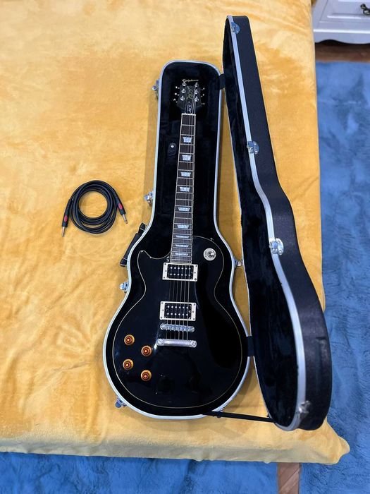 Chiatara electrica Epiphone Les Paul Standard Ebony LEFT HAND