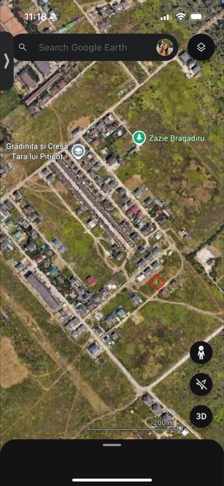 Teren intravilan Bragadiru, str. Crisul Repede, 545 mp
