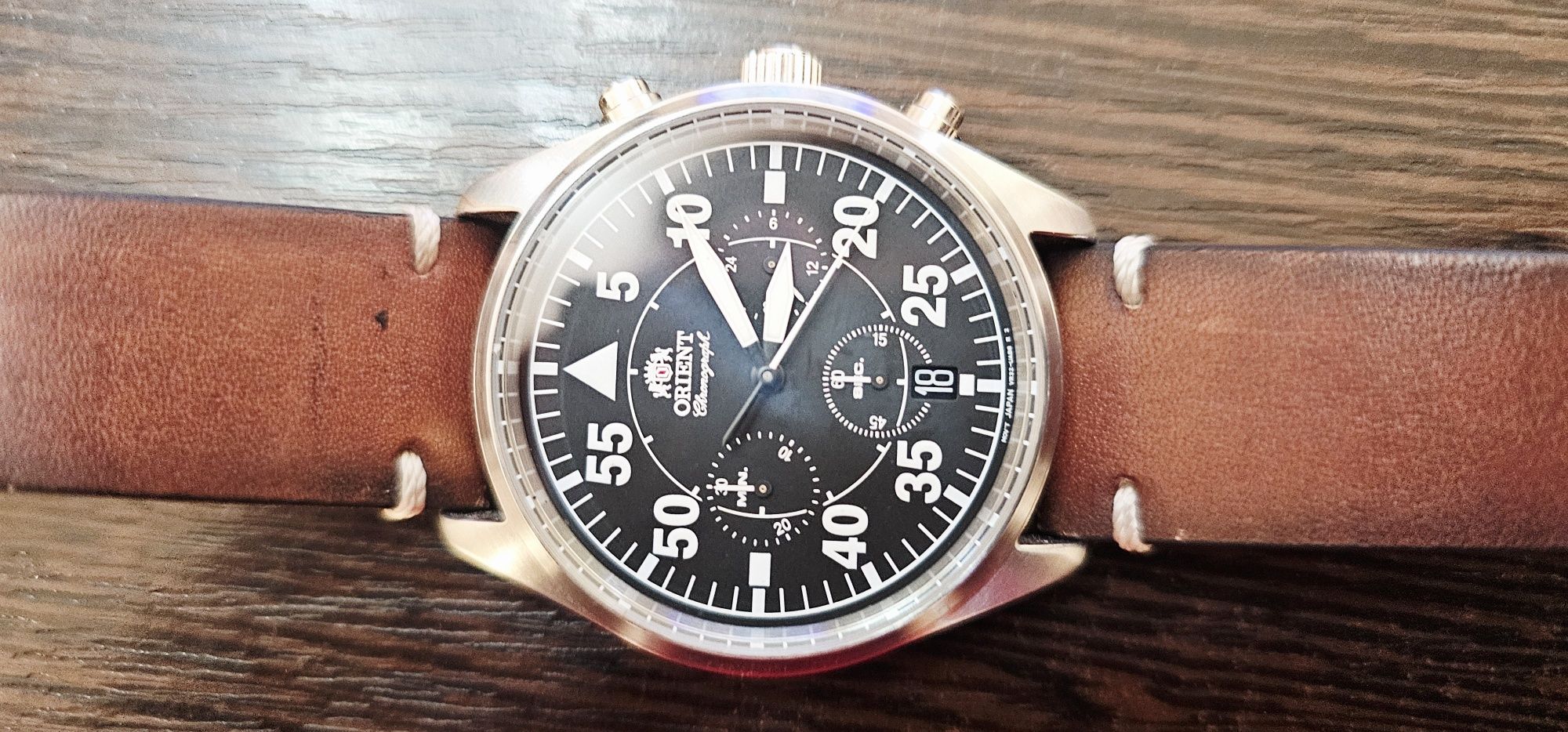 Orient pilot chronograph часы